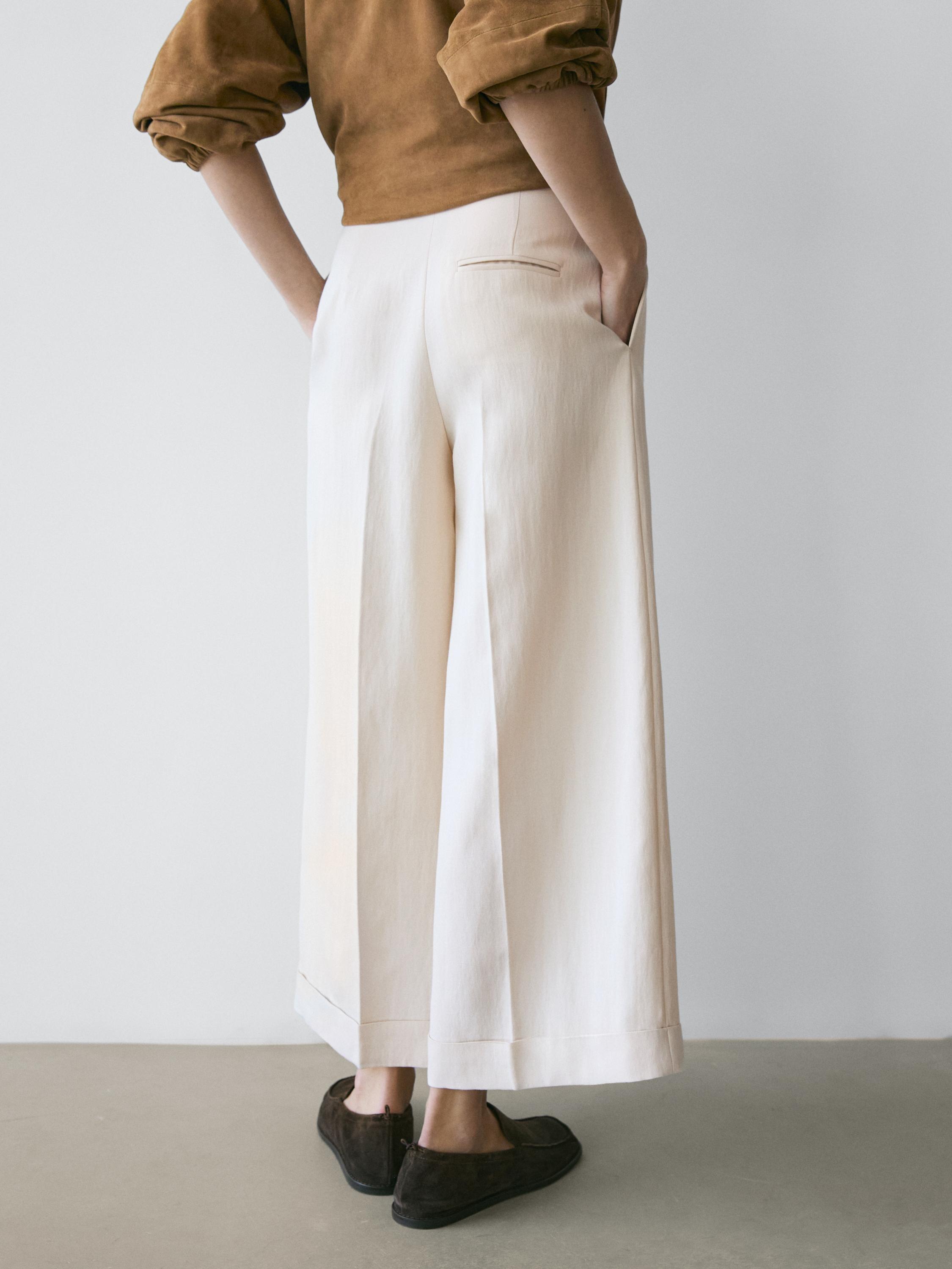 Pantalon fluide avec ourlet
